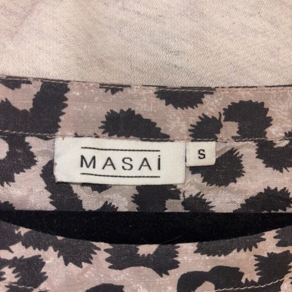 Masai Copenhagen Leopard Print Tunic Top – Size Small - Picture 8 of 10